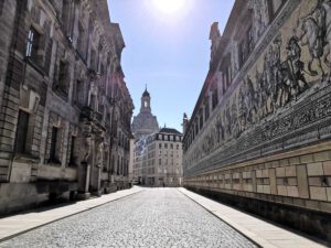Ein leeres Dresden