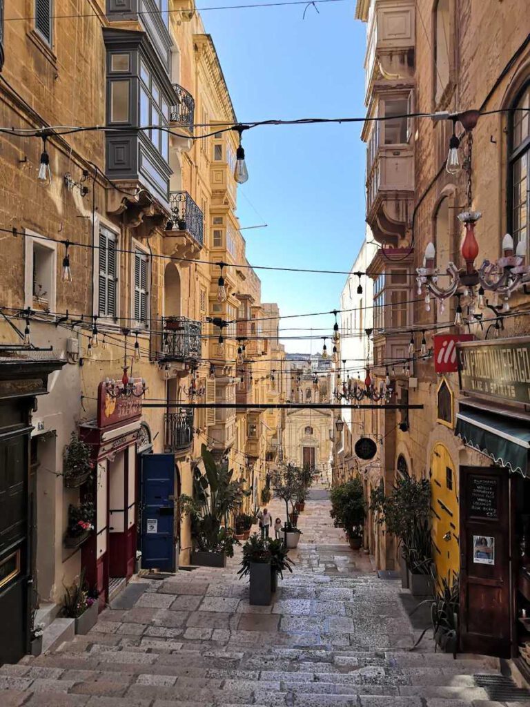 Gasse in Valletta