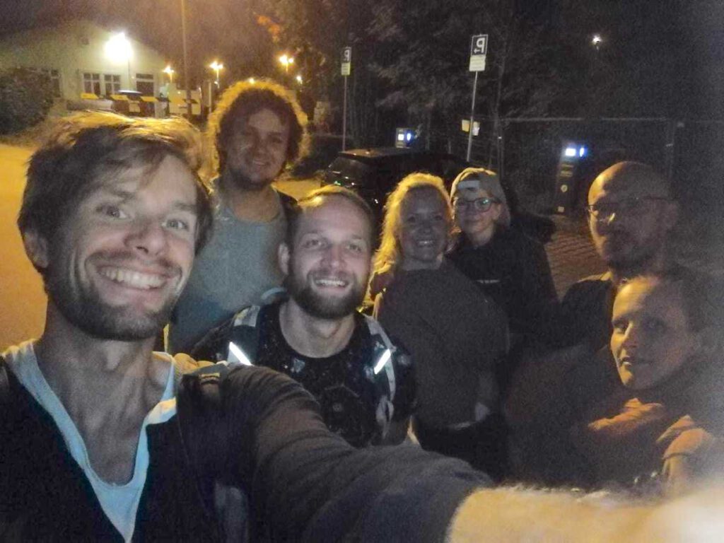 Geburtstagsgruppe nach erfolgreicher Wanderung